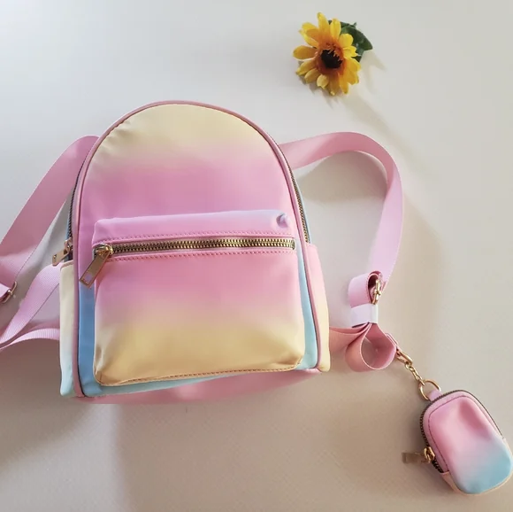 Just In: Brand New Super Cute Tie Dye Small Backpack Justice Girls Cute 17 main image 3